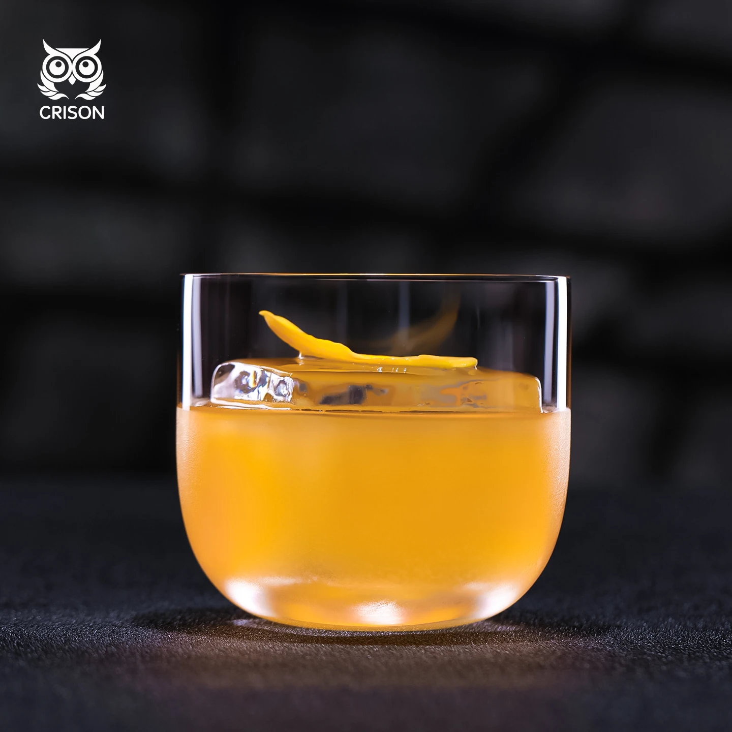 

DWF01 CRISON Old Fashioned whisky cocktail drinkware Crystal glass cup 315ML Bar bartender tools