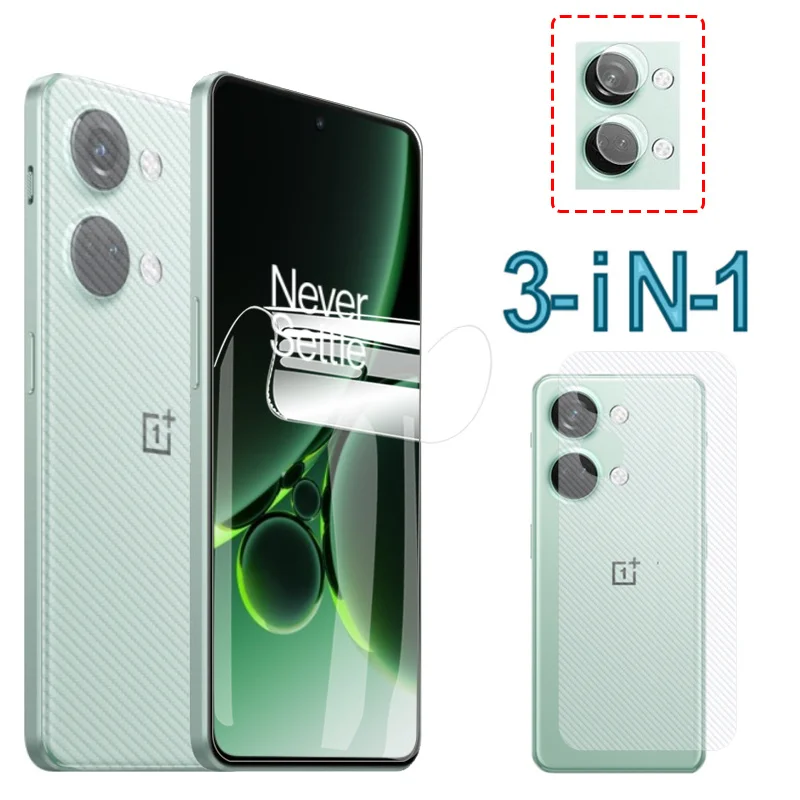 

oneplus nord3 Hydrogel Film For oneplus nord 2t Screen Protectors oneplus nord 2 5g nord2 nord2t Clear Protective Film+Back+Camera Protector one plus nord 3 Front Soft Glass