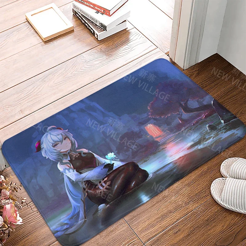 Anti-slip Bath Mat Bathroom Small Rug Shower Mat Home Decor Door Mat Kitchen Bedroom Entrance Room Mats anime abstract cartoon