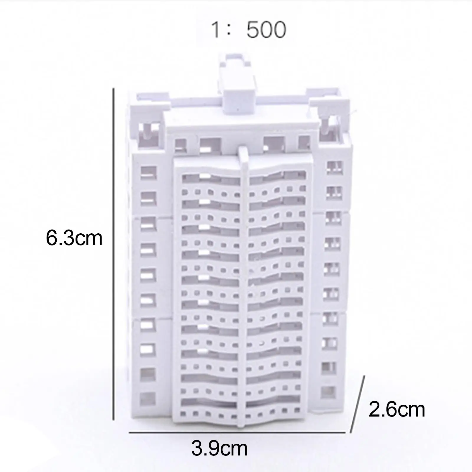 3xMiniature Apartment Building Display Simulation Apartment Landscape Material 1. 500 Style A