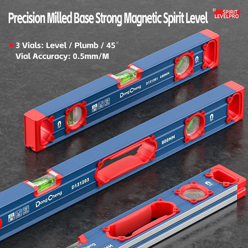 1pcs Magnetic 360 Measurement Protractor Angle Detector Aluminum Inclination Gauge Horizontal Angle Slope Test Ruler