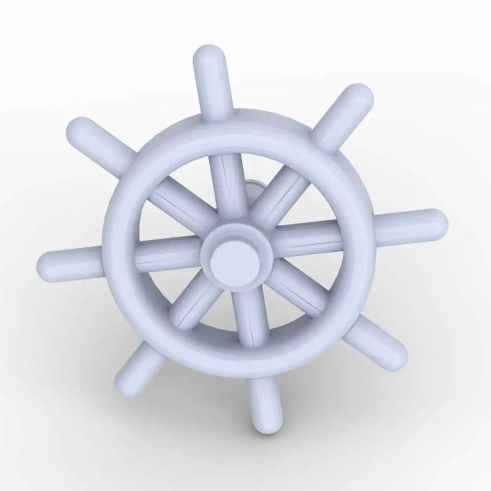 

MOC 1PCS Boat Ship‘s Wheel 4790 Building Blocks Navigation Vehicle Rudder Steering Bricks Particle Toy Children Birthday Gifts