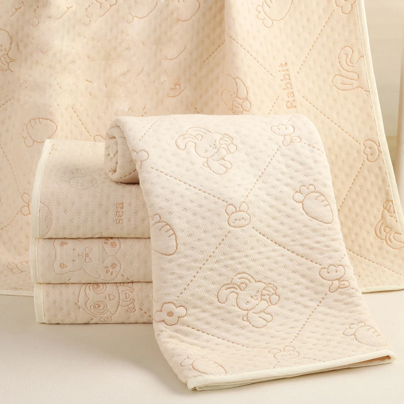Essentials Reusable Changing Mat Waterproof Soft Surface Diaper Mattress Cotton Floor Play Mat Home Use