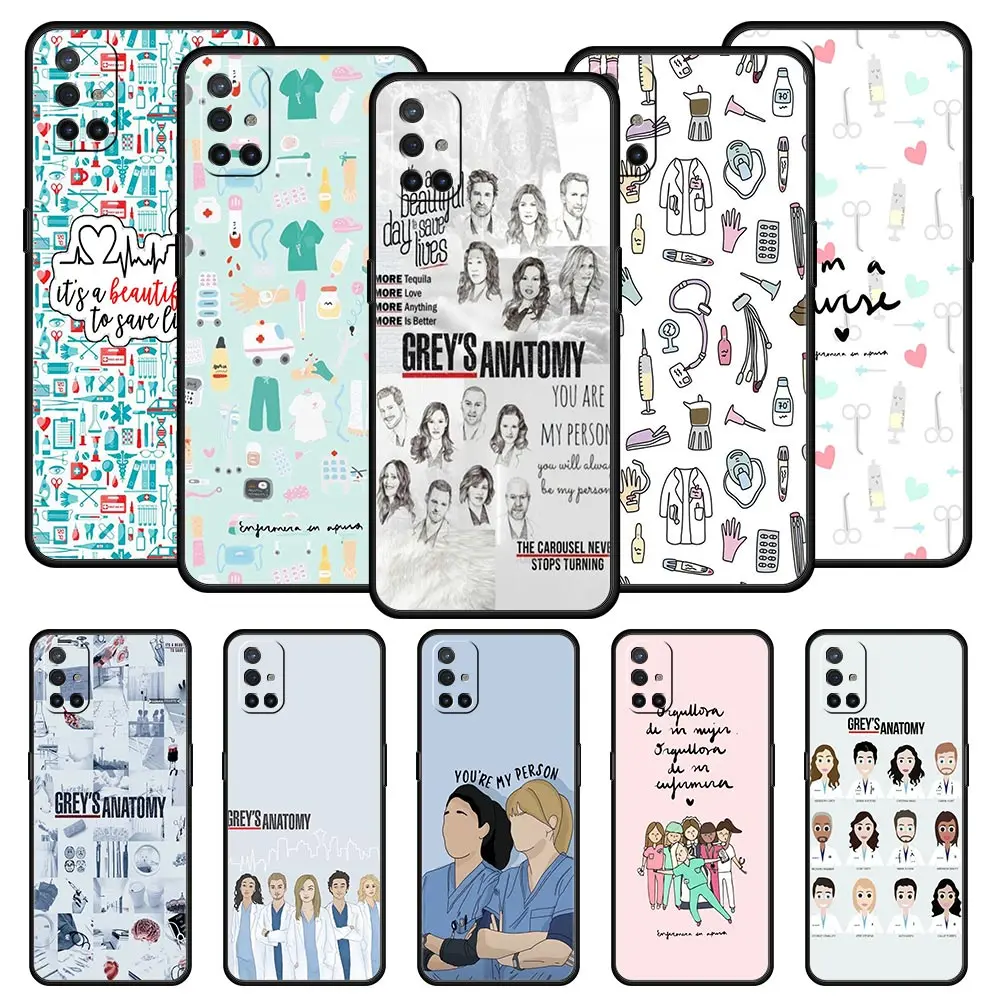 Capa de Celular para OnePlus 13R 12R 10R 13 12 11 10T Nord N100 N10 Z N30 CE 3 2 2T Pro Lite 5G, Capa de TPU Macia, Funda Grey's Anatomy