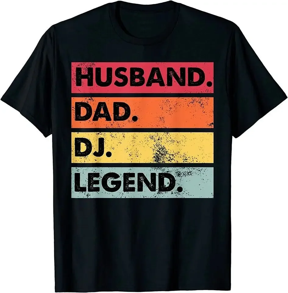 

NEW LIMITED Husband Dad DJ Legend Father's Days Music Player T-Shirt