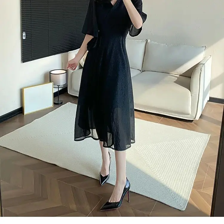 

Черные туфли на высоком каблуке, женские, телесного цвета, новые, универсальные, с заостренным носком, с неглубоким вырезом, сексуальные, элегантные, на тонком каблуке, изысканные туфли-лодочки.