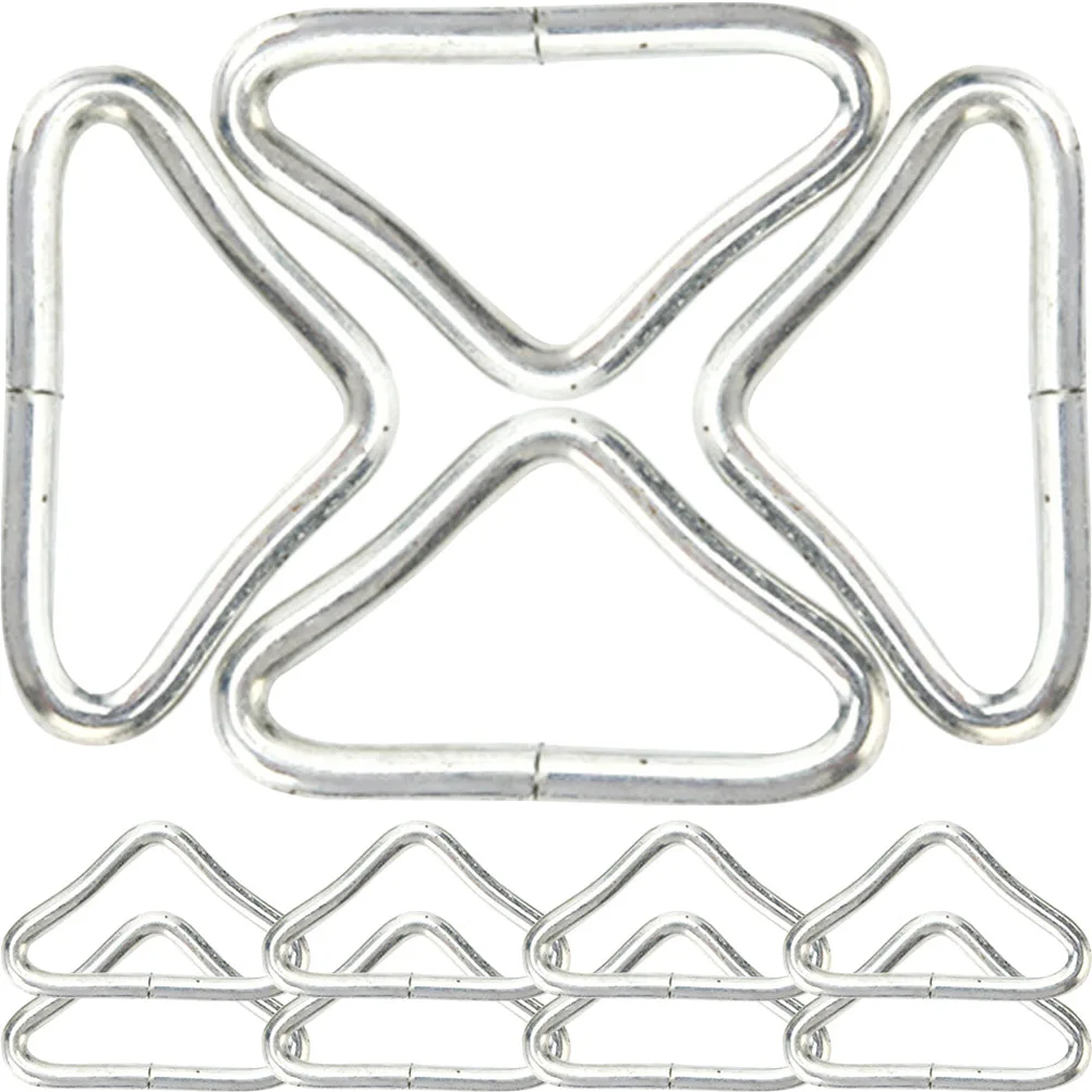 

Spring Hooks Trampoline Parts Metal V Wear Resistant Galvanized Steel Replacement Professional Portable
