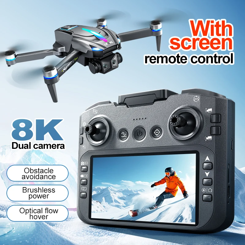 

New P29 Drone 8K HD Dual Camera Professional Aerial Photography Optical Flow Hovering Gesture Shooting Folding Quadcopter ﻿