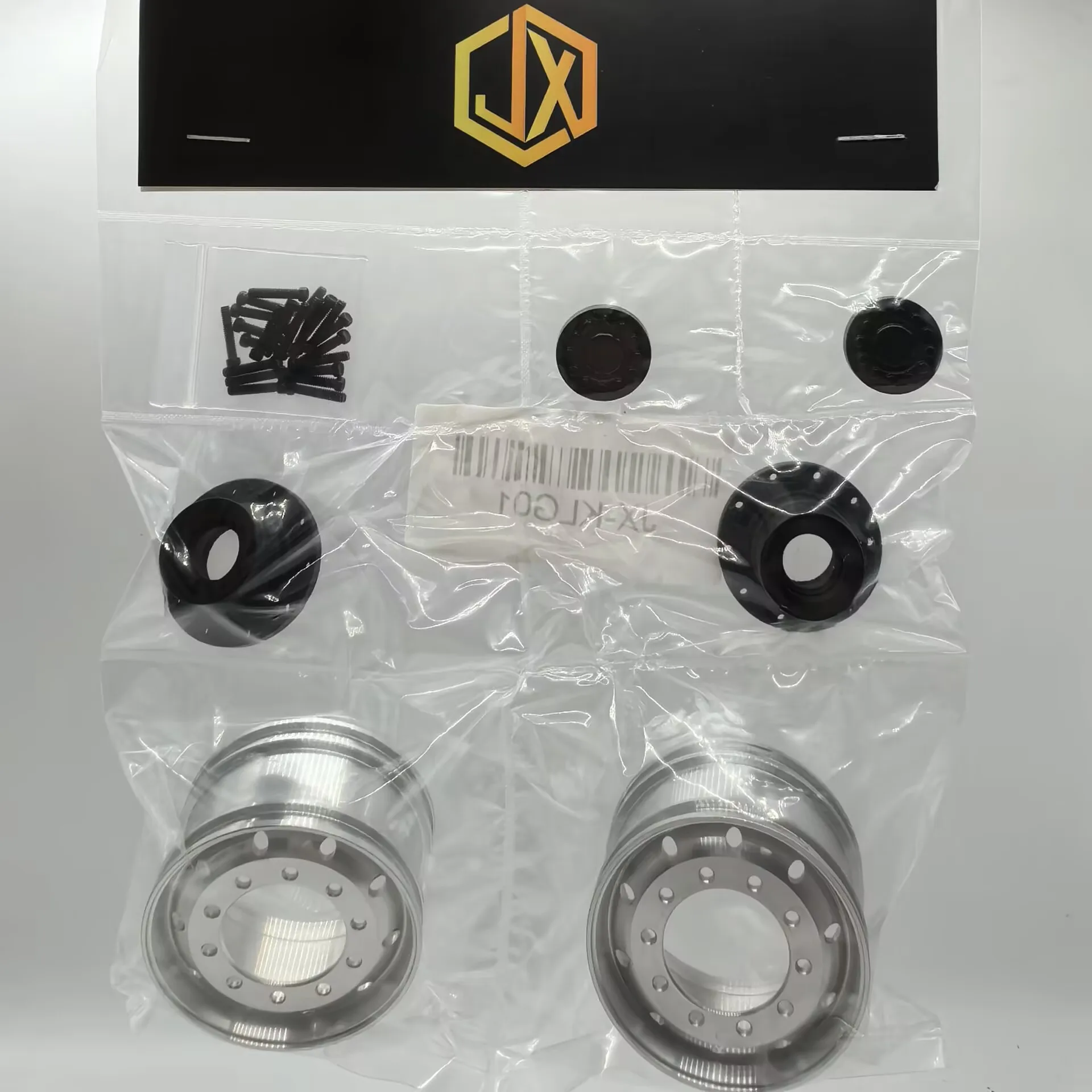 

RC JXmodel 1/14 Truck Aluminum Alloy Wide Wheel Rim Hub JX-KLG01 For Tamiya 1/14 RC Tractor Truck Series Parts Accessories 1 set
