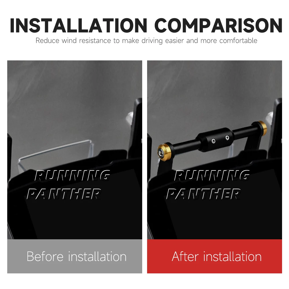 For Triumph Tiger 900 GT /Pro/Rally Pro 2024- Motorcycle Accessories Navigation Bracket Phone Holder GPS Plate Support 12MM/22MM