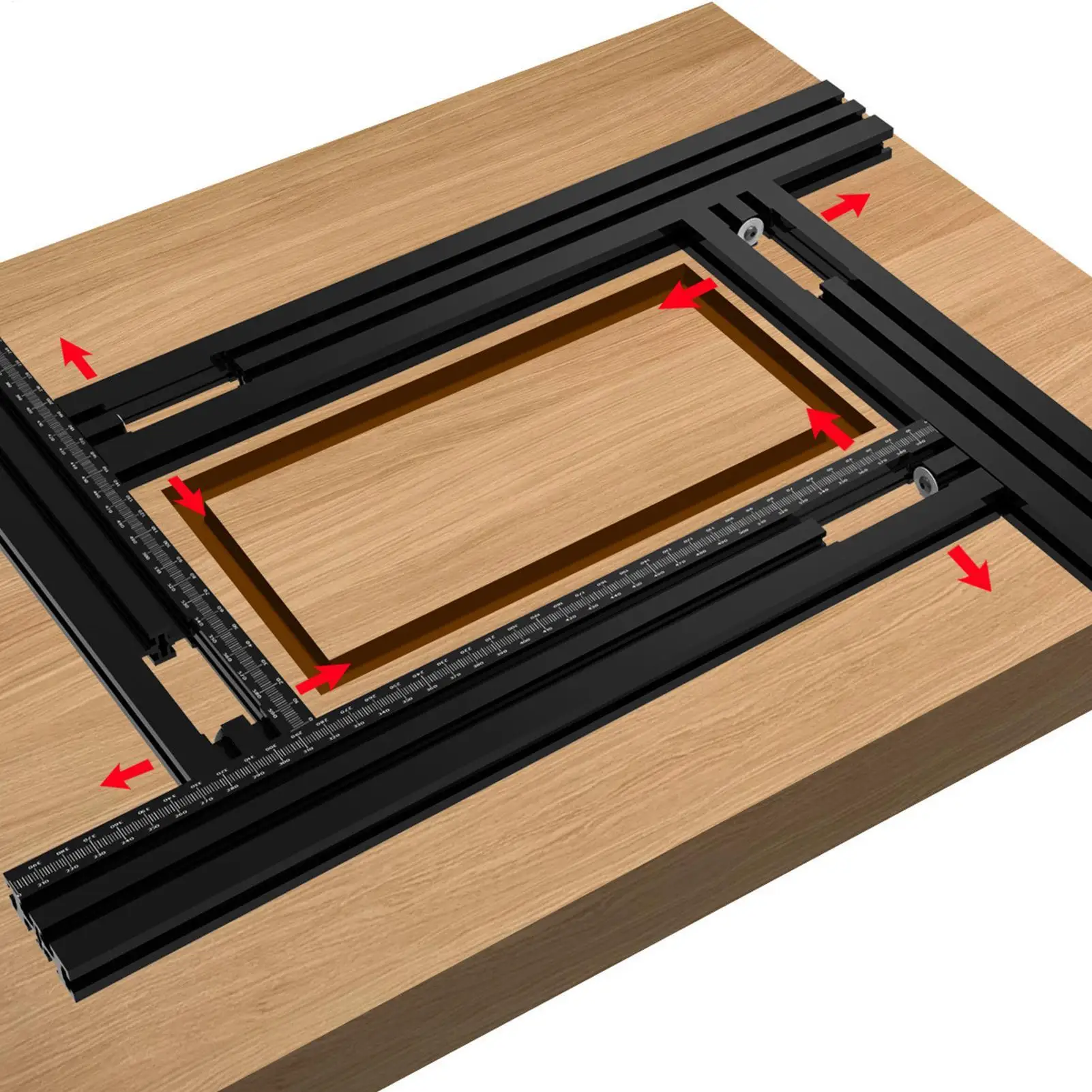 

Направляющая для пилы, вспомогательный кронштейн для столярных работ, направляющая для выравнивания пилы для домашней мастерской, строительной индустрии, для нарезки пазов и обрезки