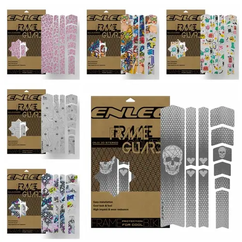 Pegatina protectora extraíble para cuadro de bicicleta, impermeable, ligera, de PVC, resistente a los arañazos