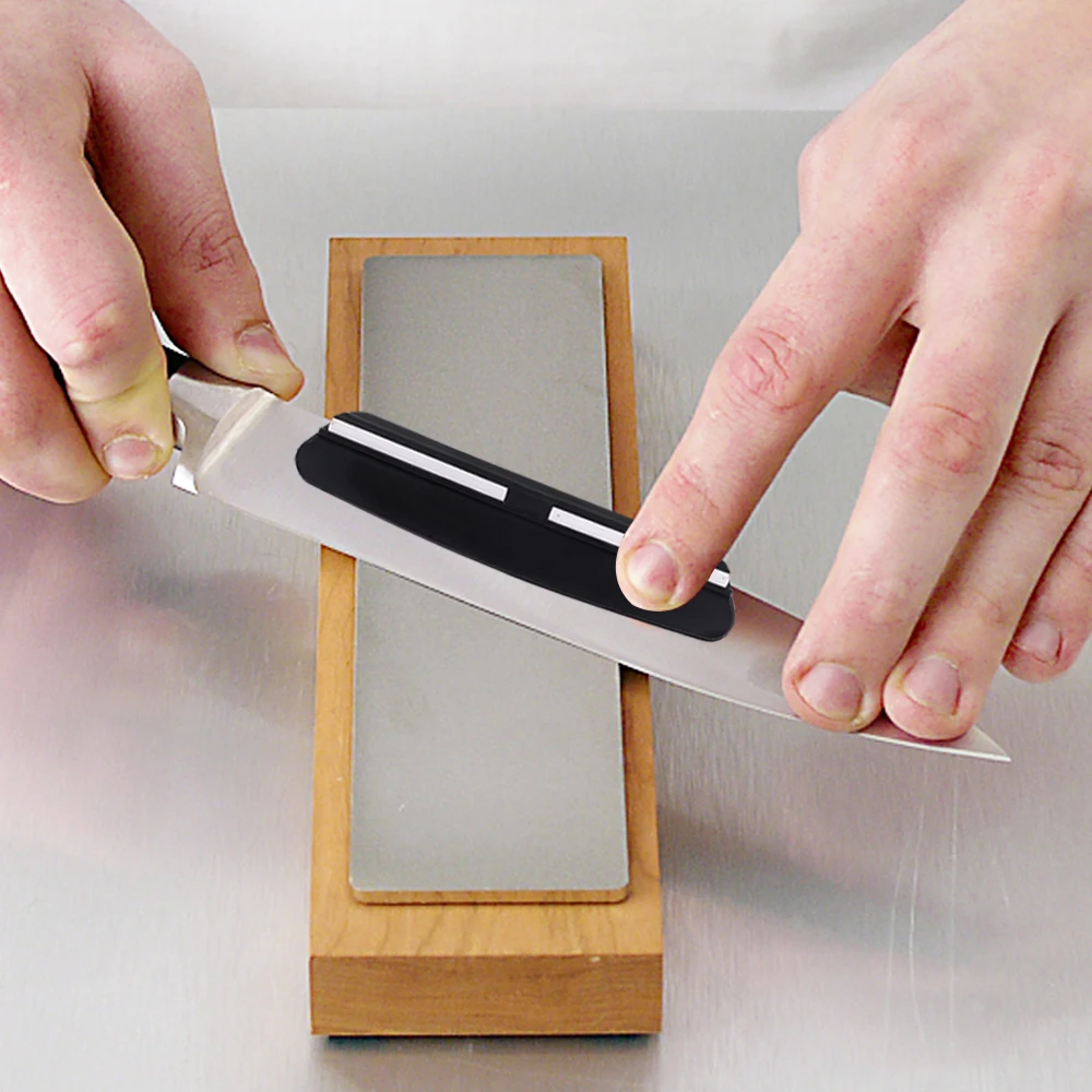 Ceramic Blade Knife Angle Guide for Knife Sharpening Aid Tool 15 Degree Stone Whetstone Assistance Guider Knifes Sharpener Aids