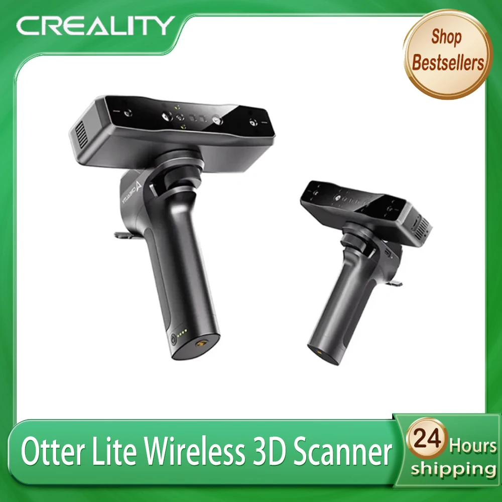 

Беспроводной 3D-сканер Creality Otter Lite, 3D-сканер CR-Scan Raptor с высокой точностью 0,05 мм, защита от дрожания, полноцветное сканирование