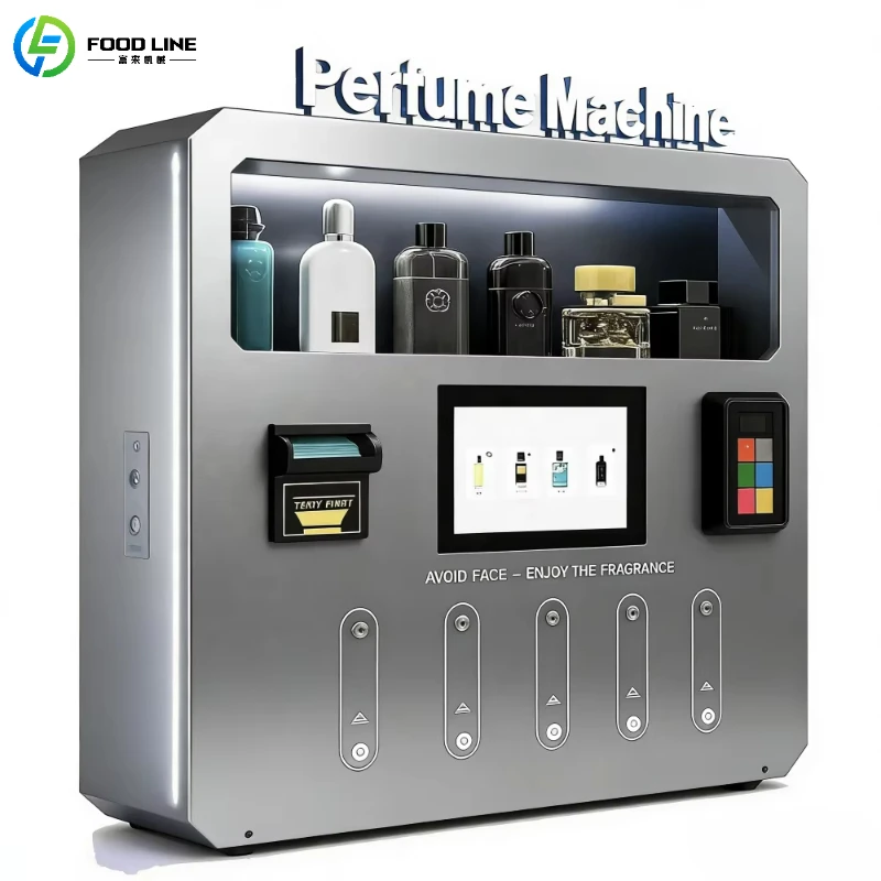 Customized Space Saving Wall Mounted Perfume Vending Machine Smart Fragrance Spray Dispenser Self Service for Small Spaces