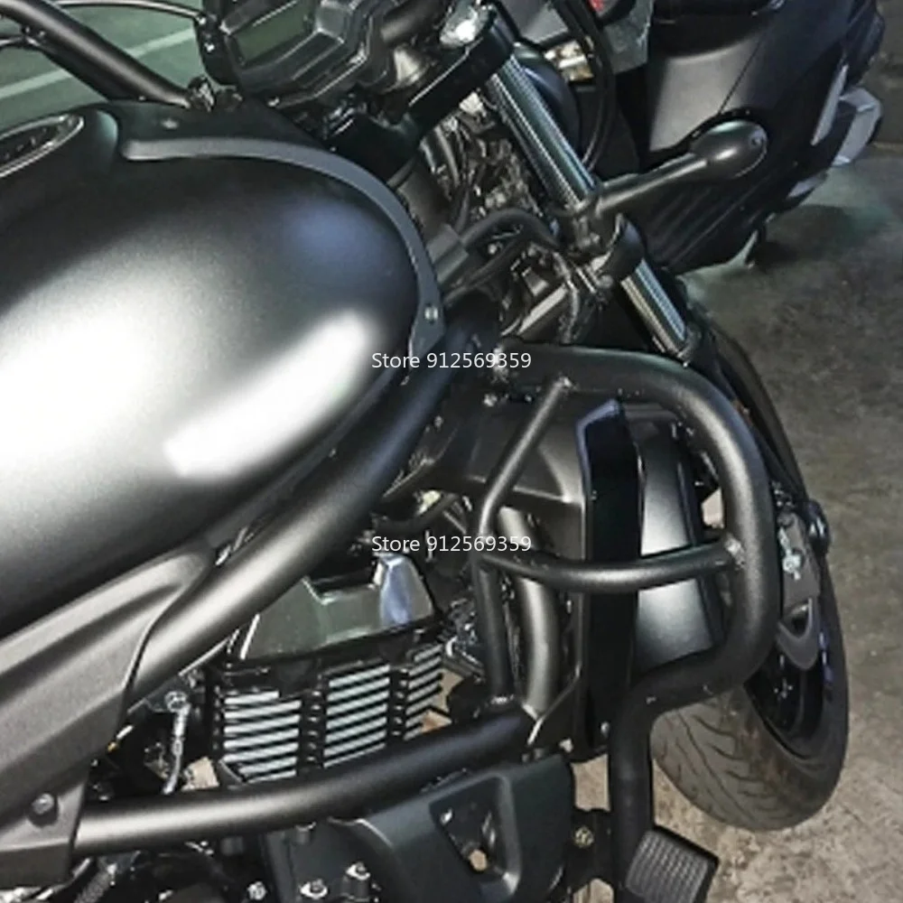 Fit for Kawasaki Vulcan S 650 VN650 EN650 650CC 2015-2023 Highway Engine Guards Protector Crash Bars Bumper Sissy Bar Motorcycle