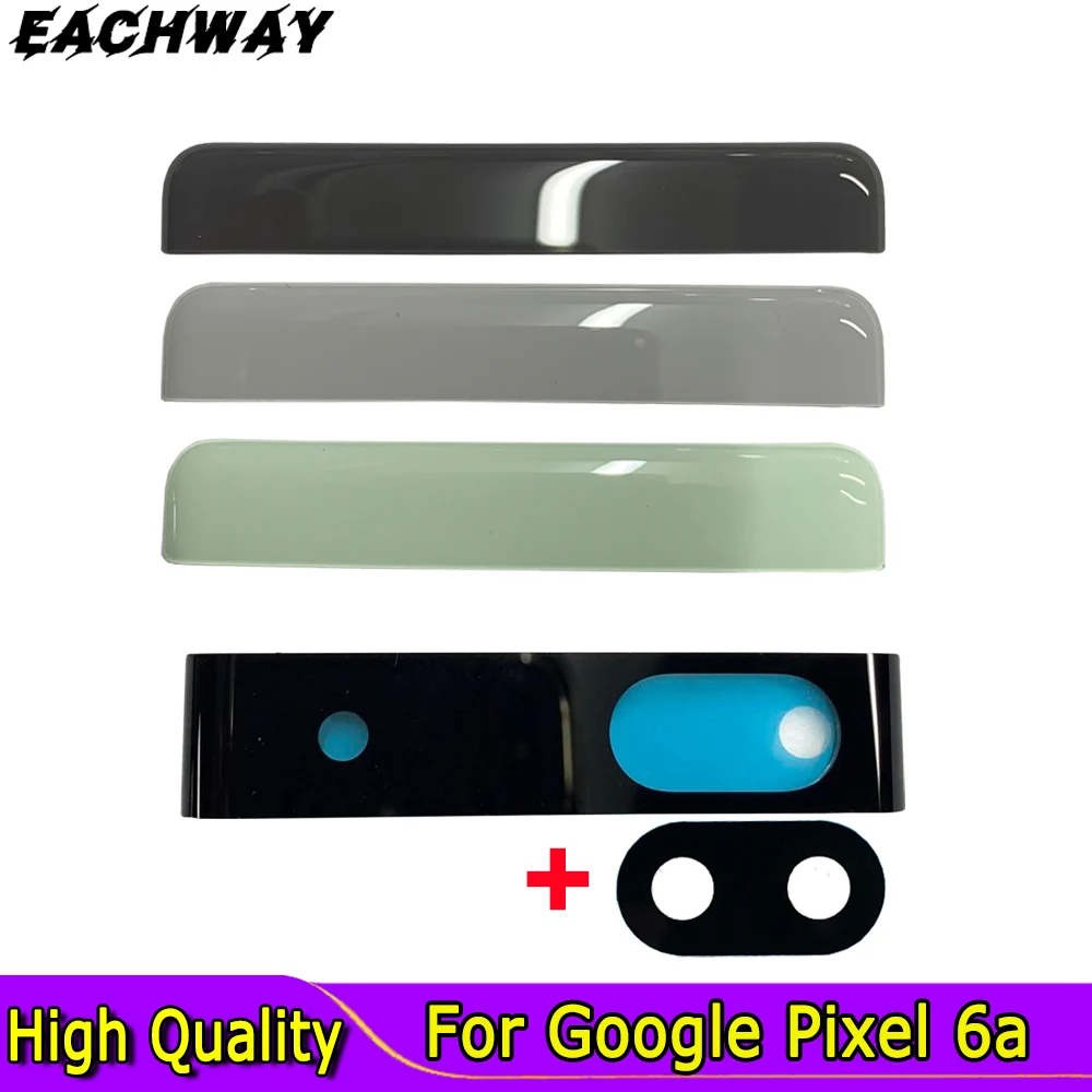 

Pixel6a для Google Pixel 6a задняя крышка стеклянные полосы Замена для Pixel 6a задние стеклянные полосы GX7AS для Pixel 6a задняя камера объектив