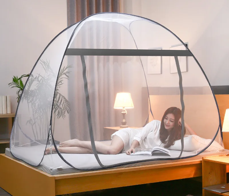 New Yurt Mosquito Net Net for Single Double Bed Mosquitera Canopy Netting Kids Bed Tent Home Decor Outdoor
