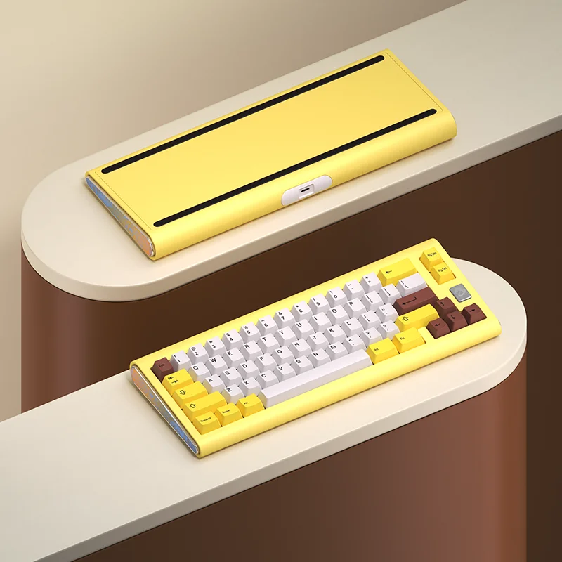 

Механическая клавиатура DAREU CHAOSERA для совместной работы Cupid65, индивидуальная механическая прокладка для клавиатуры, алюминиевый блок, игровой офисный подарок