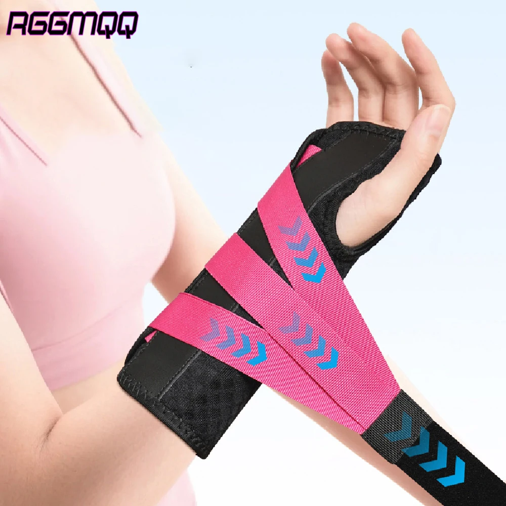 1PC Carpal Tunnel Wrist Braces,Adjustable Night Wrist Support with 2 Metal Splints,Hand Stabilizer for Men Women,Right Left Hand