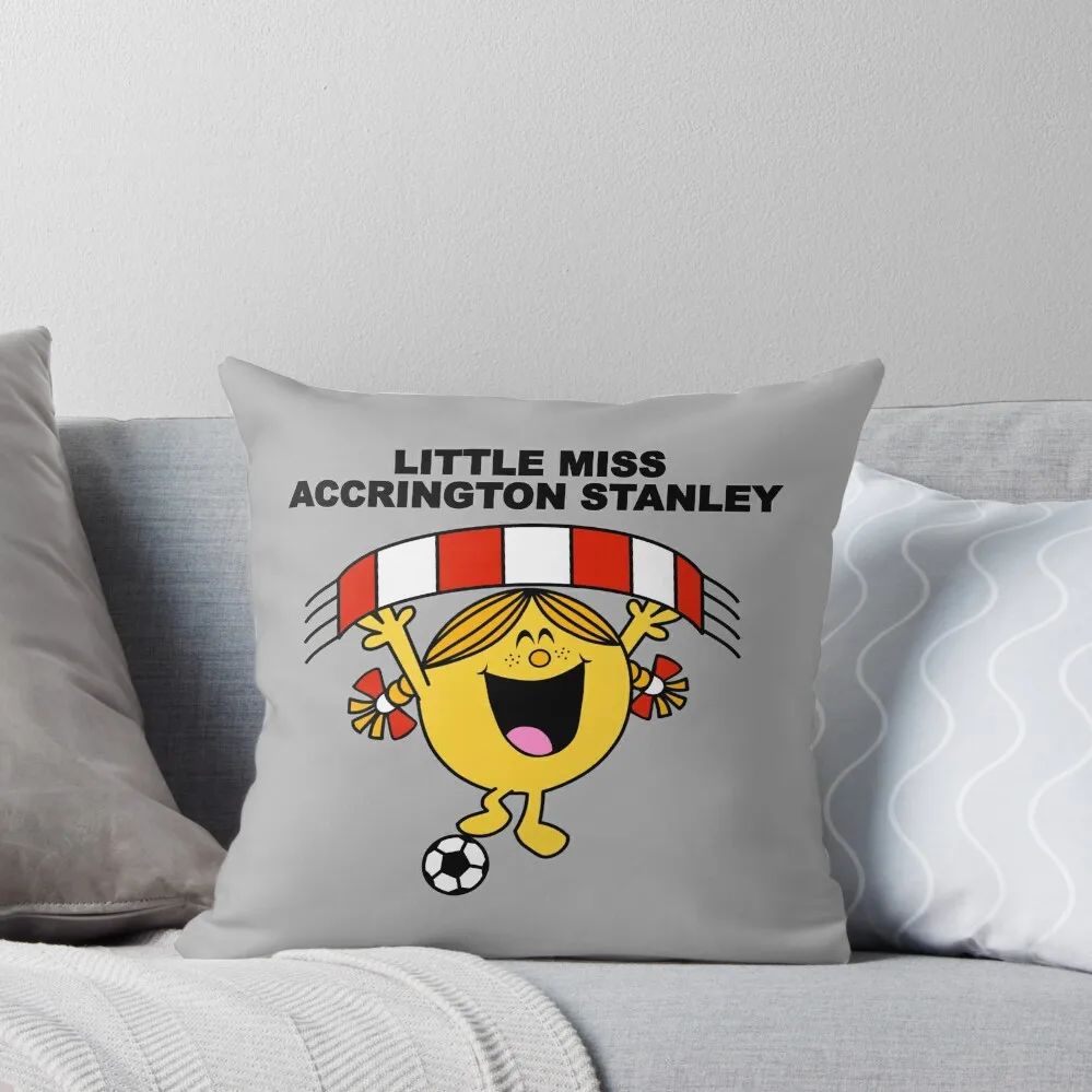 

Little Miss Accrington Stanley Throw Pillow christmas decorations 2025 luxury home accessories Embroidered Cushion Cover pillow