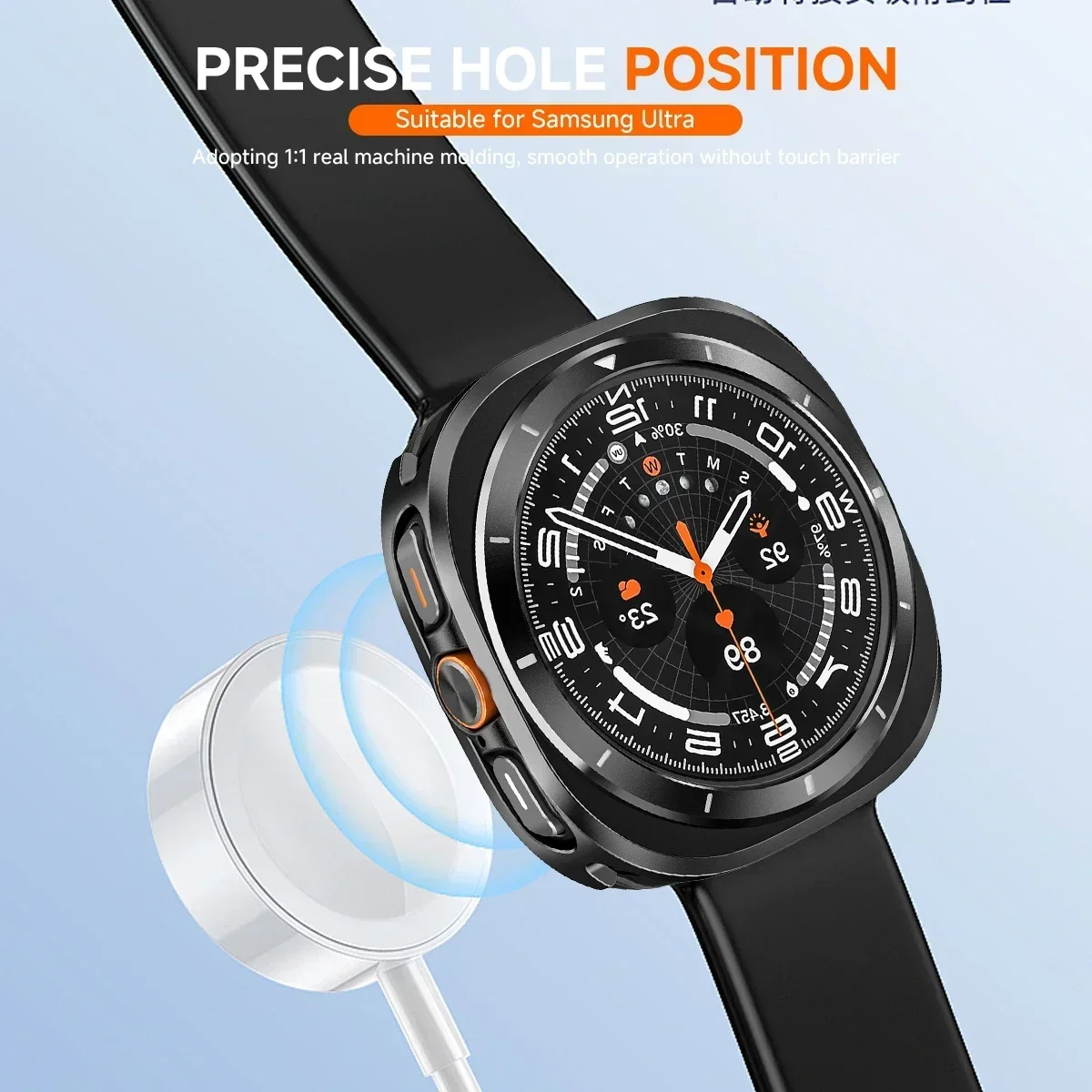Aluminium Alloy Protective Case For Samsung Galaxy Watch Ultra 47mm Men Cover for SAMSUNG ULTRA 7 Screen Protector Accessories