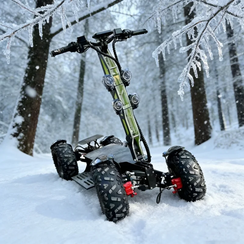 New Arrival Powerful All Terrain Vehicle 4 Wheel Drive Electric Personal Mobility Scooter 16KW 60V Hunting Cart