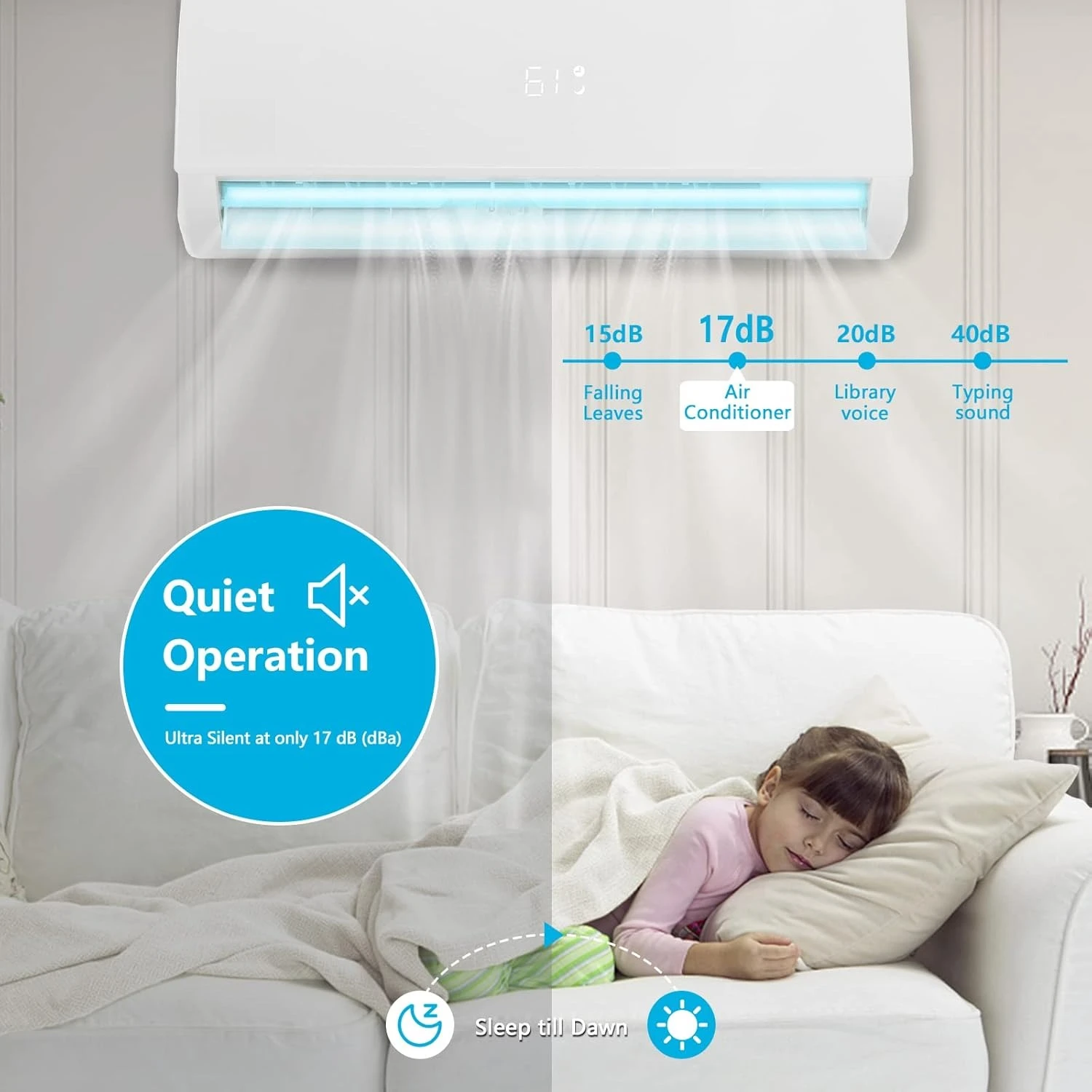 12000 BTU 21 SEER Inverter Mini Split Air Conditioner 230V Energy Saving Split System AC with Pre-Charged Condenser  ized