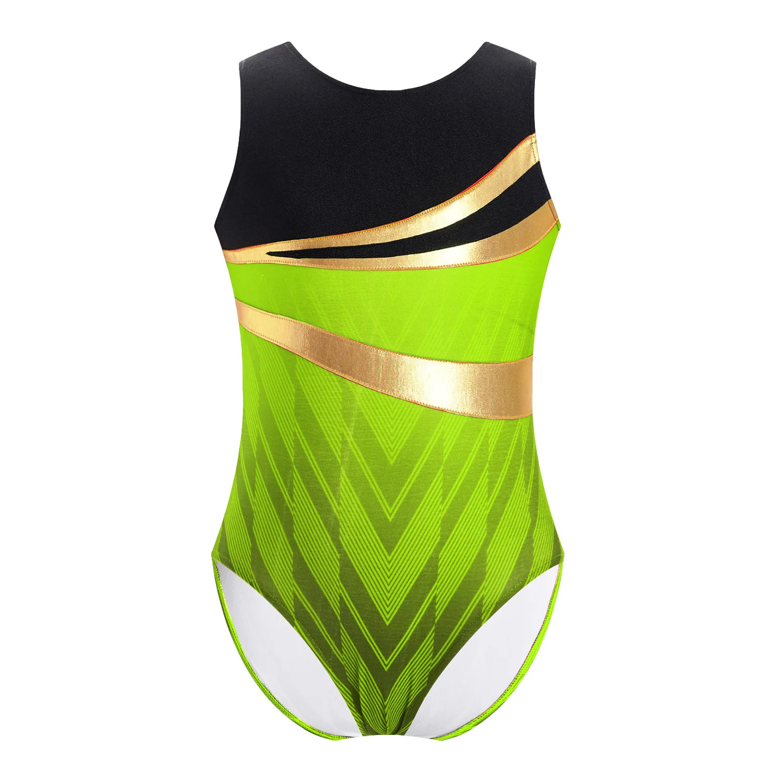 Kids Boys Ballet Dance Leotard Rhythmic Gymnastics Acrobatics Performance Dancewear Color Block Yoga Workout Training Jumpsuit