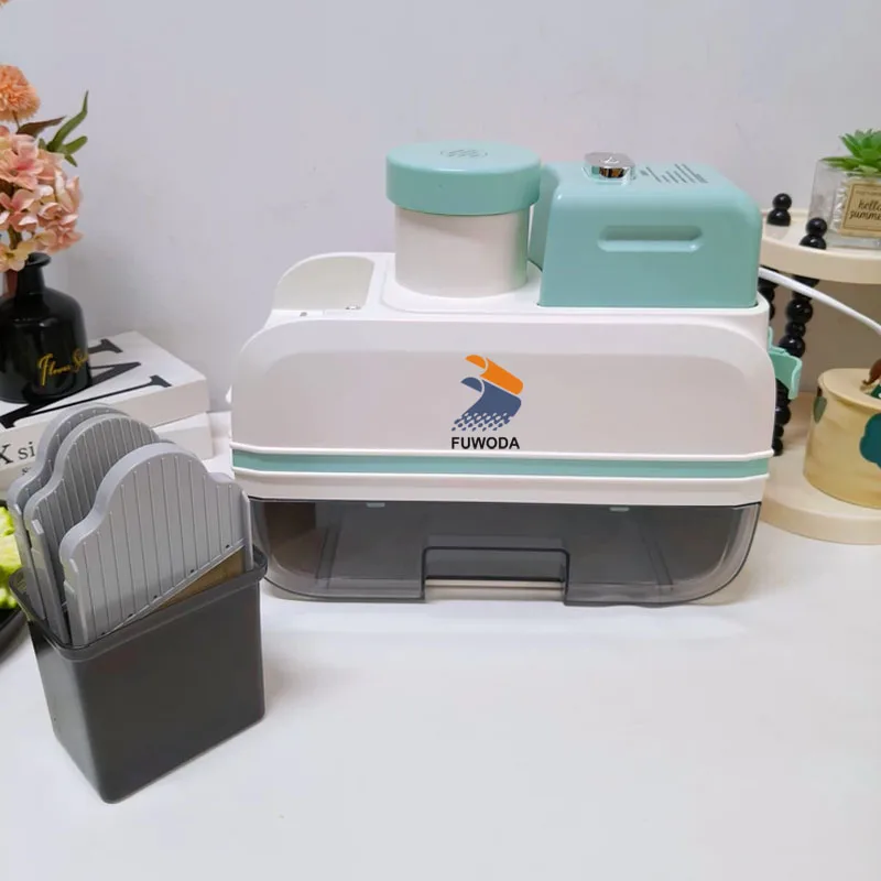 ماكينة تقطيع الخضروات الأوتوماتيكية، قطاعة شرائح البطاطس والليمون والخيار والجزر #1