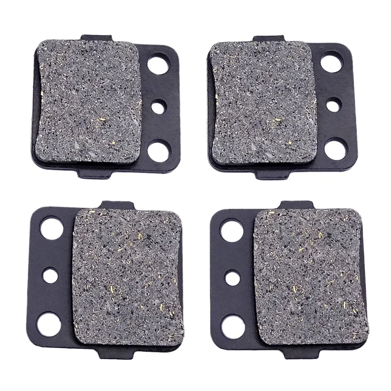 Juego de pastillas de freno delanteras y traseras para motocicleta, discos de freno metálicos para SUZUKI ATV, LTZ 400, QuadSport (2003-2011),