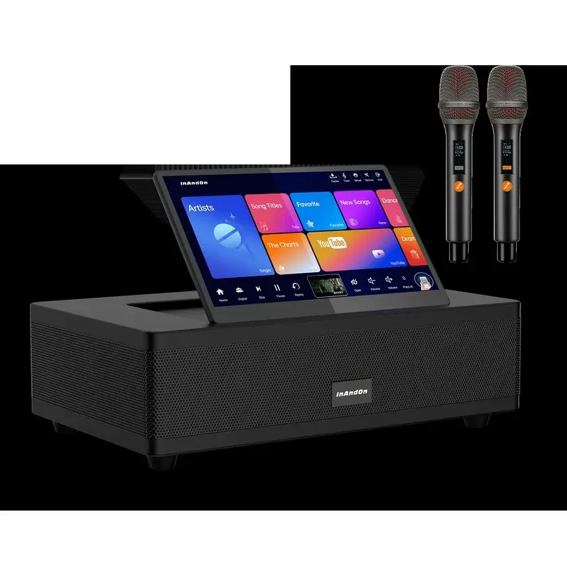 Hot Sale InAndOn 2026 1TB All-in-One Karaoke Machine with for DSP Sound 6-in-1 Functions Portable Sondbar