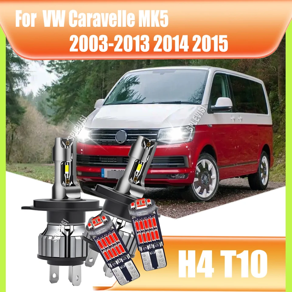 

12v 6000K Bulb Led Lamp CSP High Power Car Headlight Light 75W For VW Caravelle MK5 2003 2004 2005 2006 2007 2008 2009 2010-2015