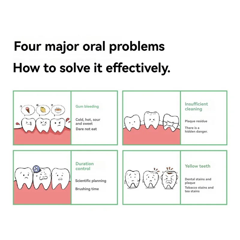 A74G-Electric Flosser 50 Replacement Heads Power Flosser And Electric Toothbrush For Home And Travel Rushing And Flossing White