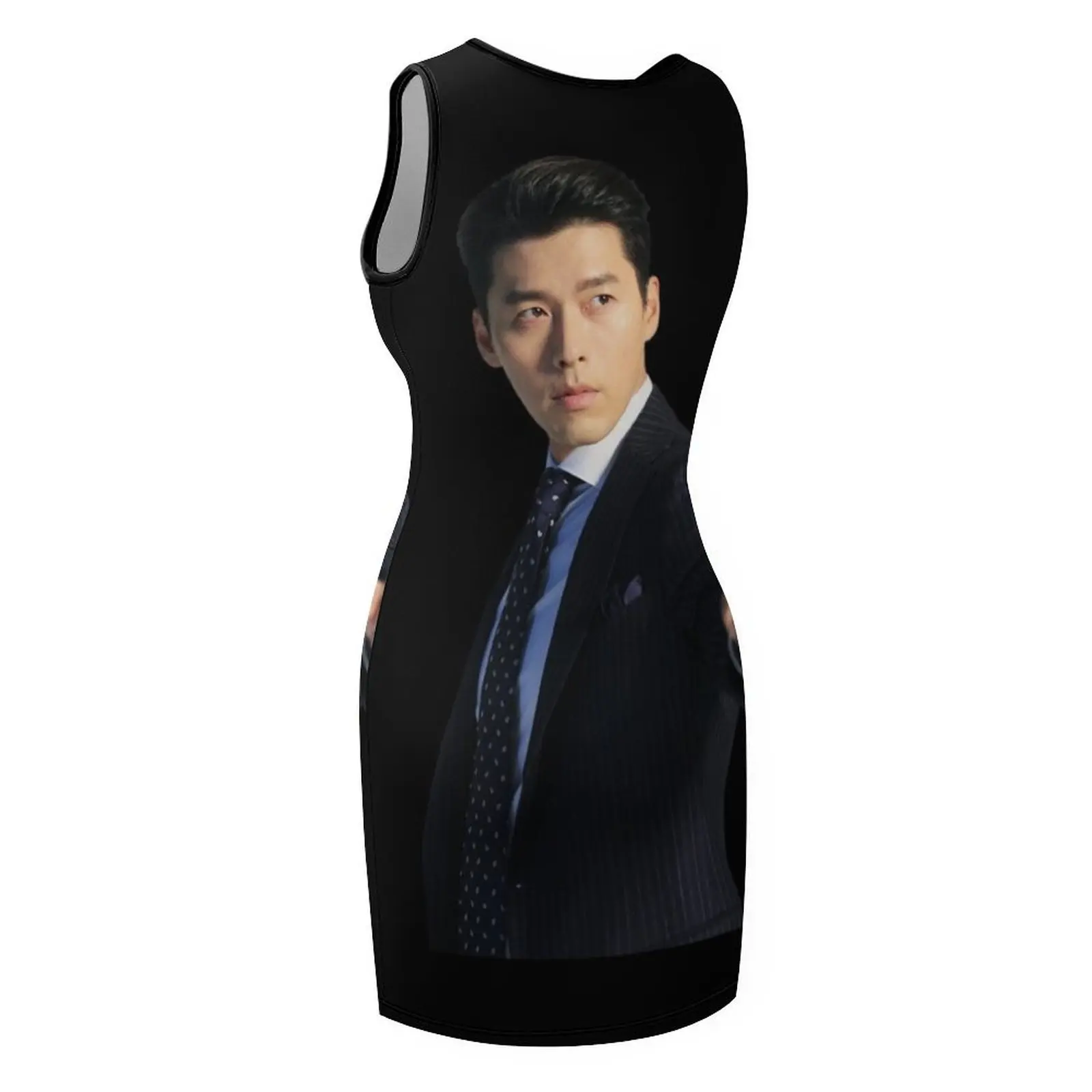 Hyun Bin Abito estivo senza maniche Abito da festa da donna di lusso da sera Prom Beachwear Abito da sera chic ed elegante abbigliamento da donna