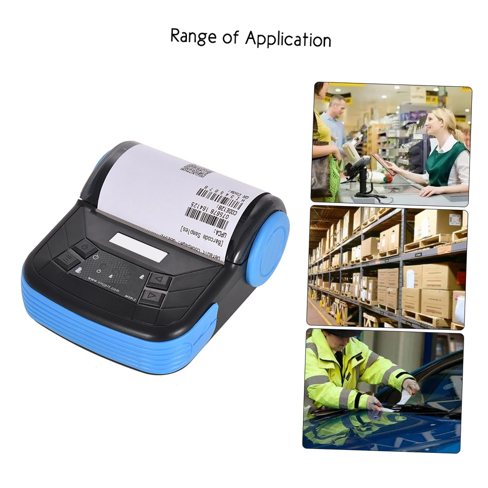 

80 мм печать чеков GOOJPRT MTP-3 80 мм BT термопринтер портативный легкий для печати чеков на супермаркет