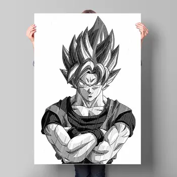 Esclusiva opera d'arte decorativa raffigurante la scena di Goku di Dragon Ball Z, realizzata con materiali di prima qualità, aggiunge un tocco di stile anime al tuo spazio. 6 best sales accessori per auto dragon ball - №4