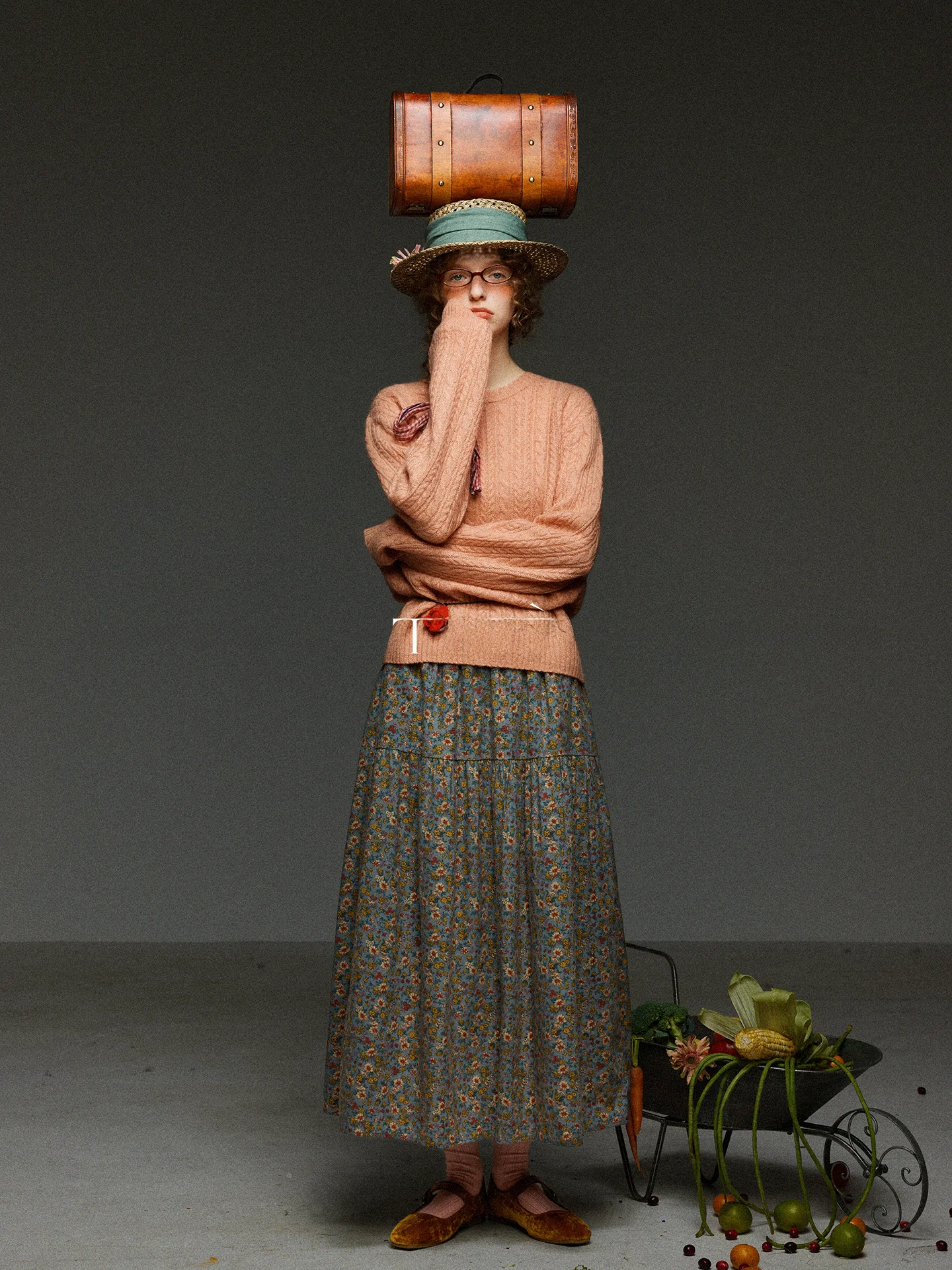 

Ретро-свитер из мягкого трикотажа с круглым вырезом, повседневный, удобный, женский, вязаный, с узором «твист», для комфортного ношения