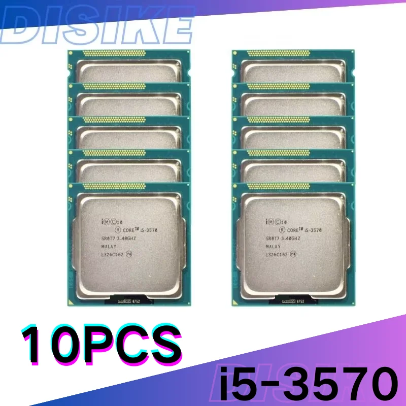 10PCS i5-3570 i5 3570 Core 3.4 GHz Quad-Core Quad-Thread 6M 77W LGA 1155