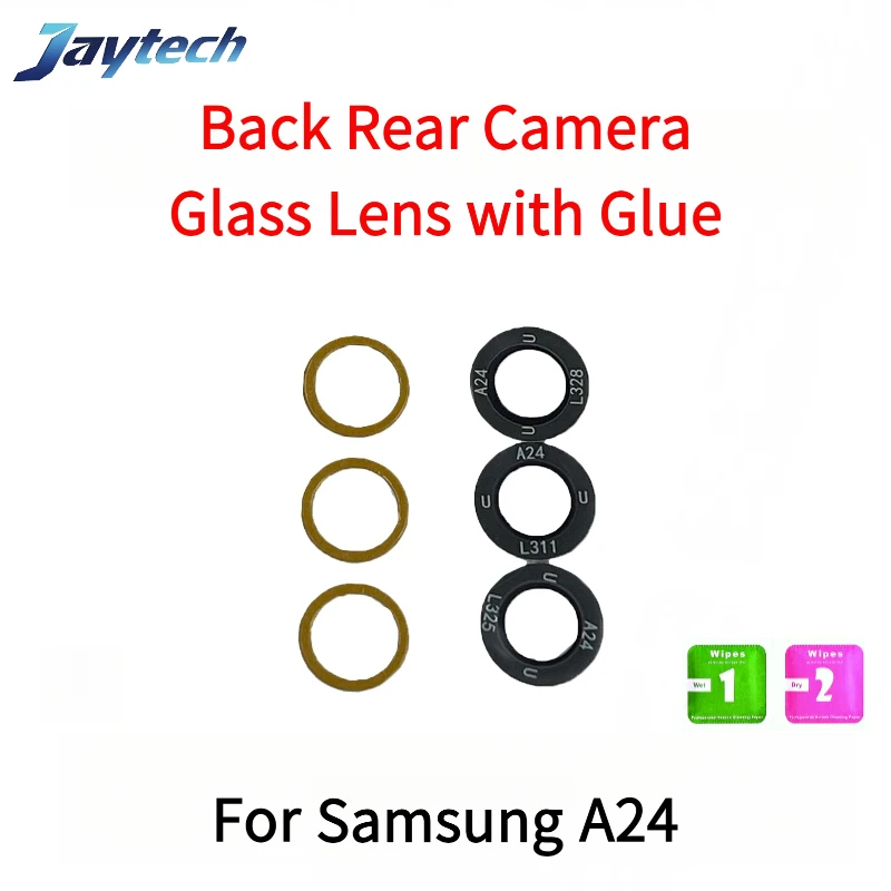 삼성 A16 A23 A24 A25 A30 A30S A31 A32 A34 A35 A40 A55 4G 5G용 후면 카메라 유리 렌즈 커버 1개 (접착 스티커 포함)