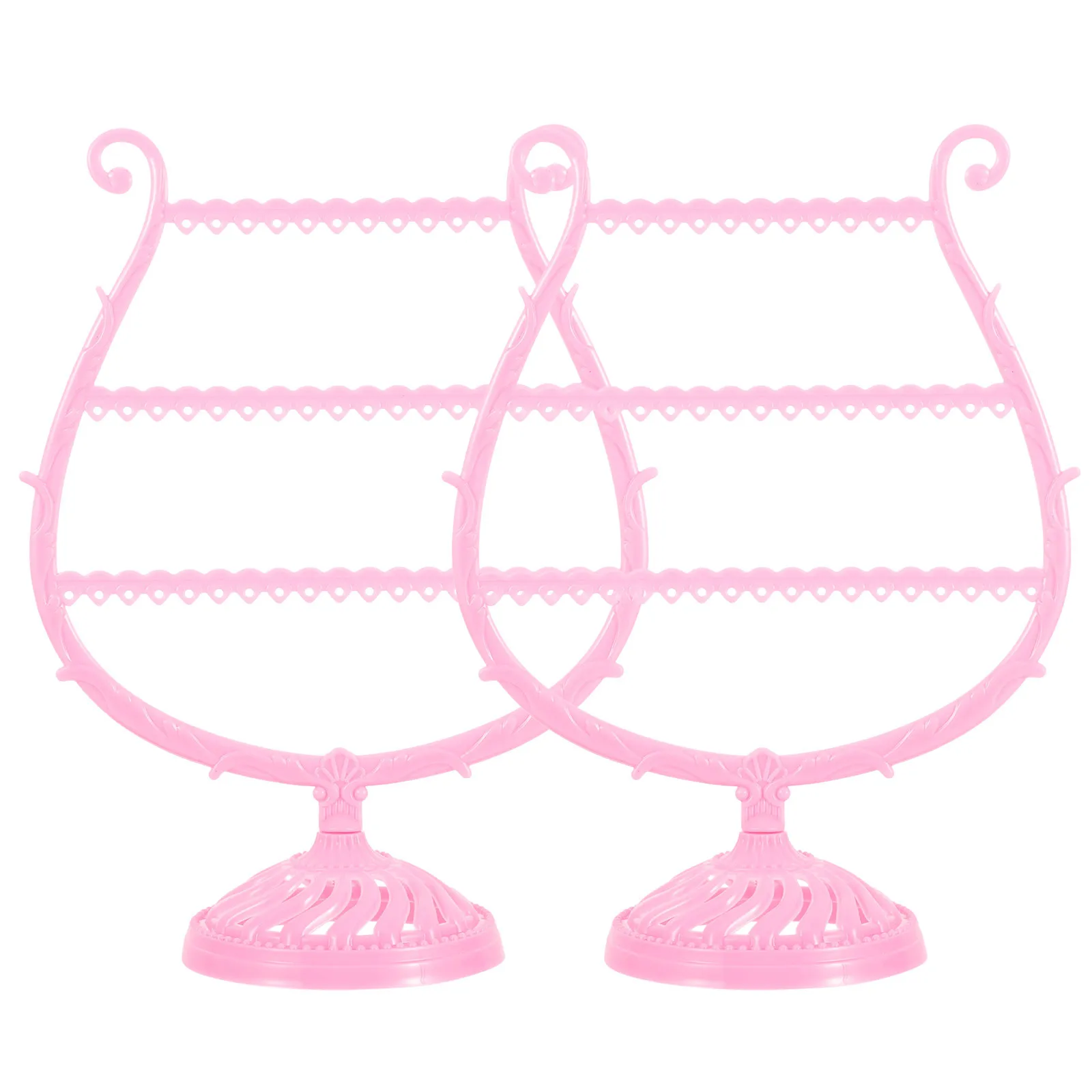 2 قطعة حامل عرض القرط كأس النبيذ شكل منظم المجوهرات لحامل الأقراط المنظم لأقراط متدلية لطاولة الغرور