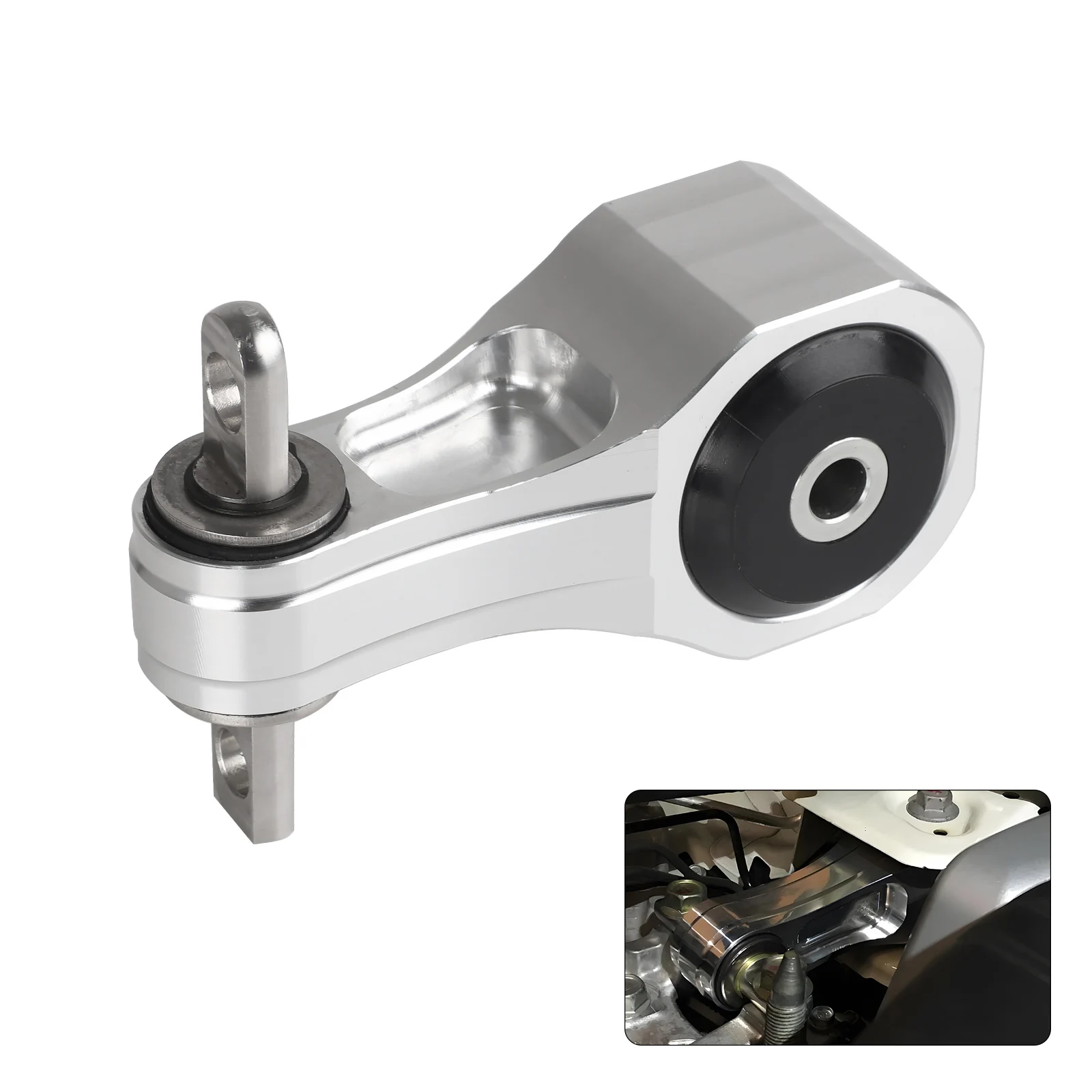 

For 2006-2011 Civic CSX Si K20 K24 Aluminum Modified Car Engine Motor Mount Rear Lower Torque Motor Engine Mounts Bracket