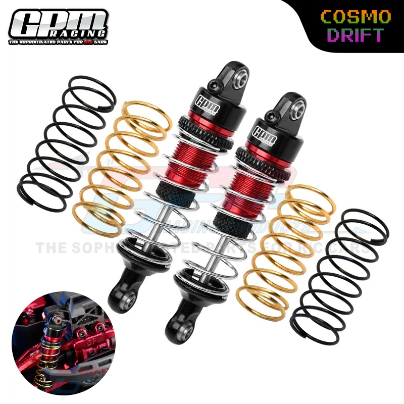 

GPM 7075 Aluminum Shocks 58mm for ARRMA 1/18 Granite Typhon Front & Rear Universal Upgrade Dampers RC Car Durable Parts