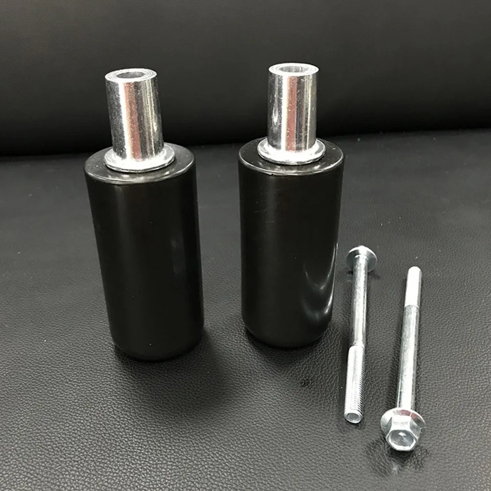 2Pcs Premium Aluminum Motorcycle Falling Protectors Frame Sliders Anti Crash Stick Light Weight Easy Install Radial Force
