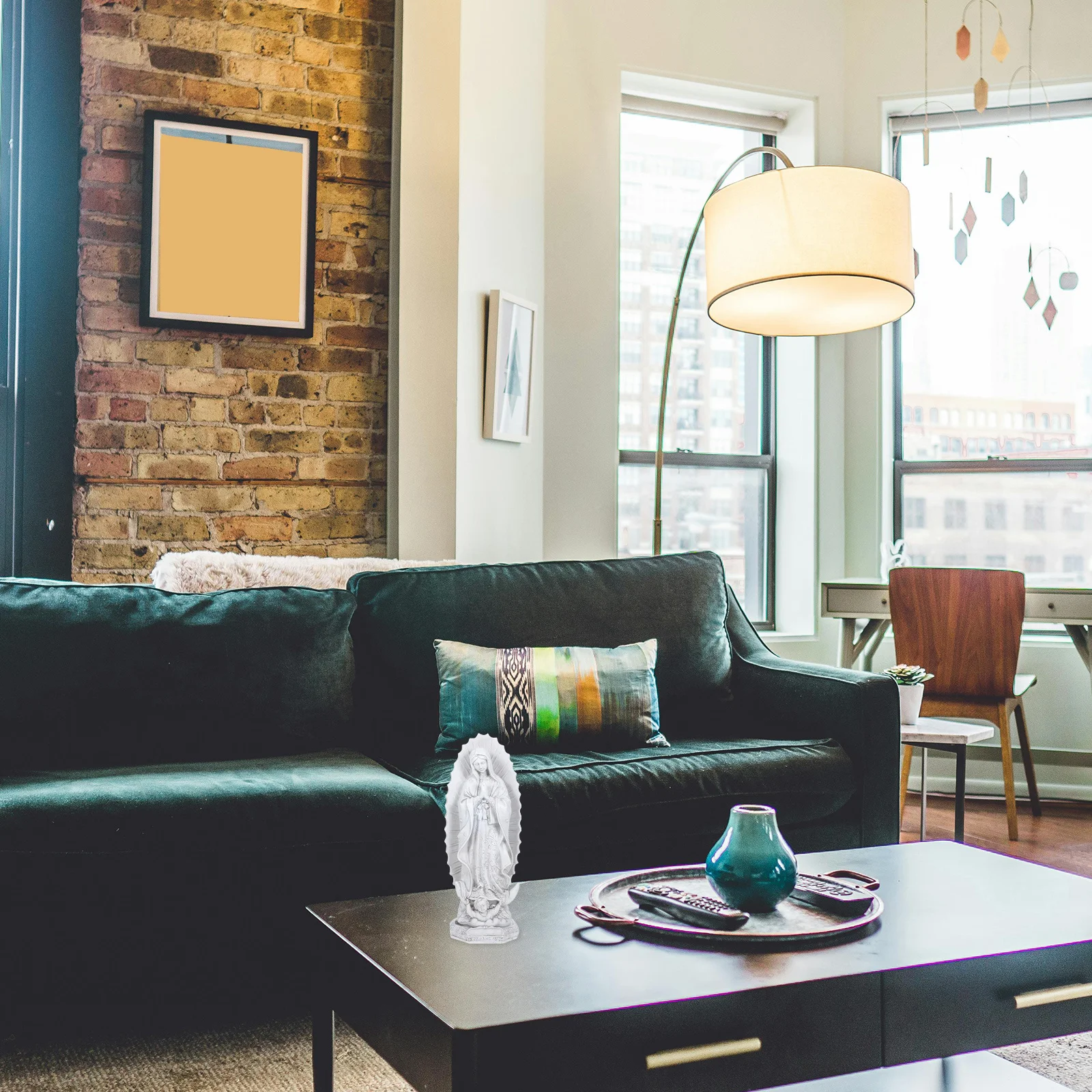 

Resin Virgin Mary Statue Miniature Religious Decor Sculpture For Home Church Desktop Garden Ornament Spiritual