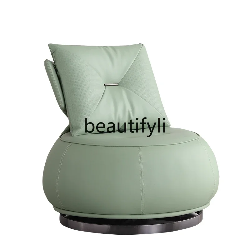 

Light luxury rotating sofa chair Modern simple lazy leisure single recliner