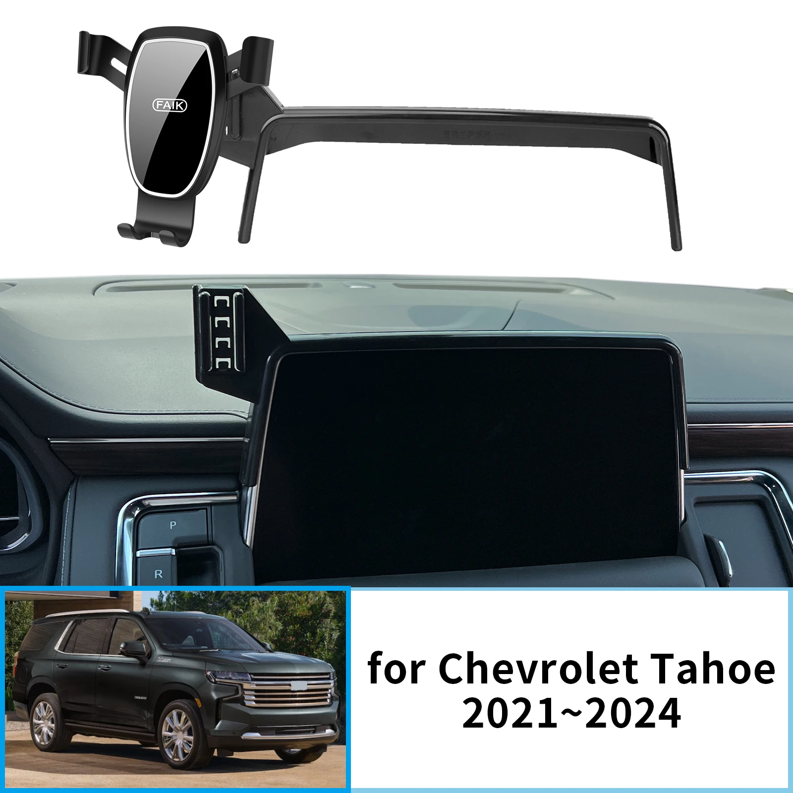 

for Chevrolet Tahoe 2021~2024 GPS Bracket Navigation Stand Auto Accessories