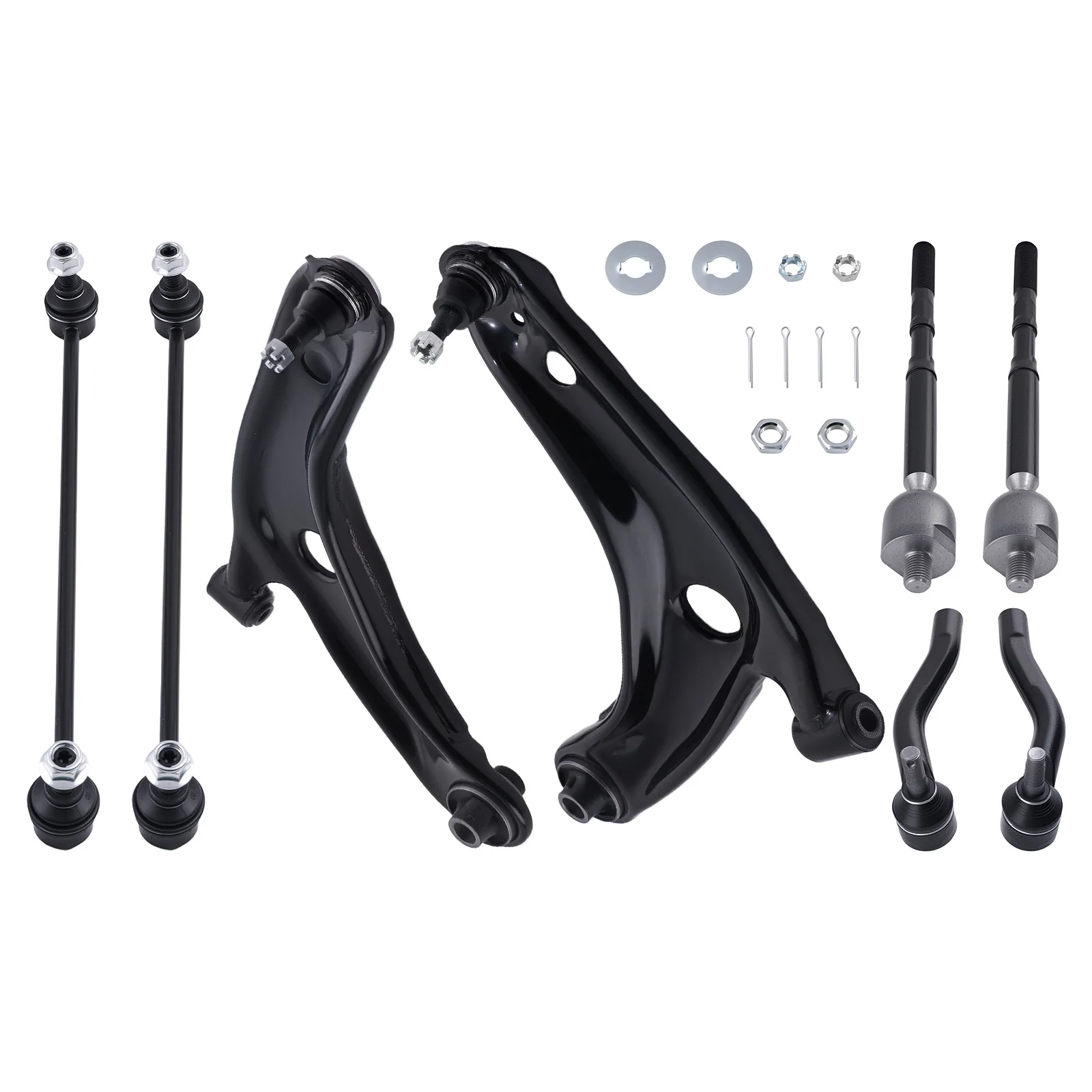 

Front Lower Suspension Control Arm Sway Bar Tie Rod 8PC FOR TOYOTA YARIS 2007-13