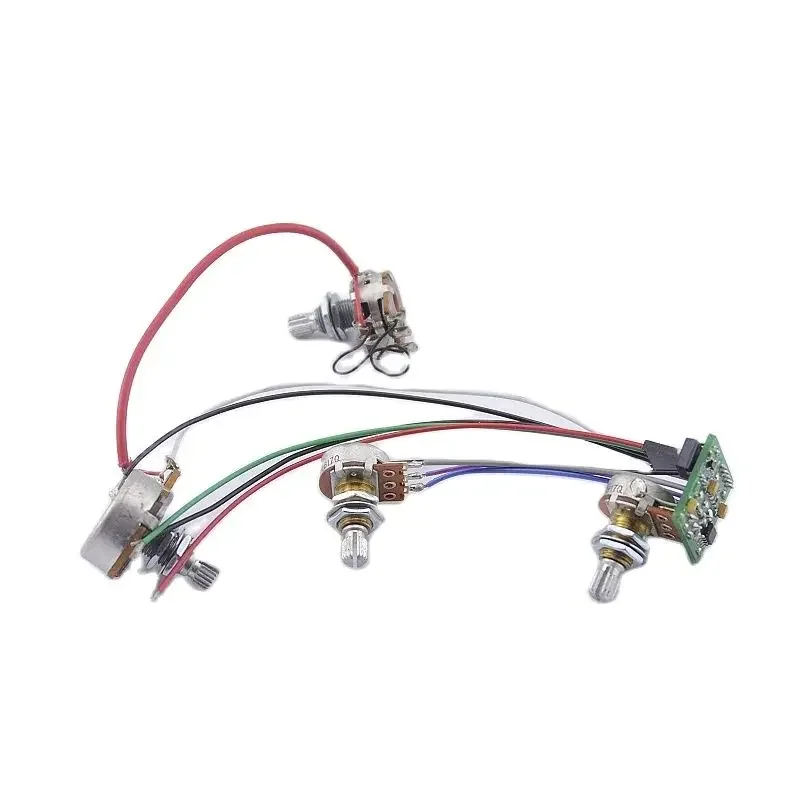 1 Set  Active 2 Band EQ Preamp Circuit  For Passive Bass Pickup  ( #0962 )