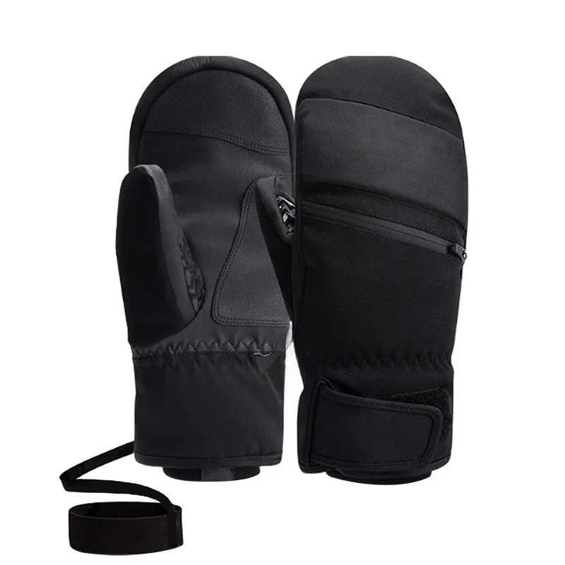 Winter ski gloves men's and women's cycling windproof and cold protective gloves thickened inner cycling gloves